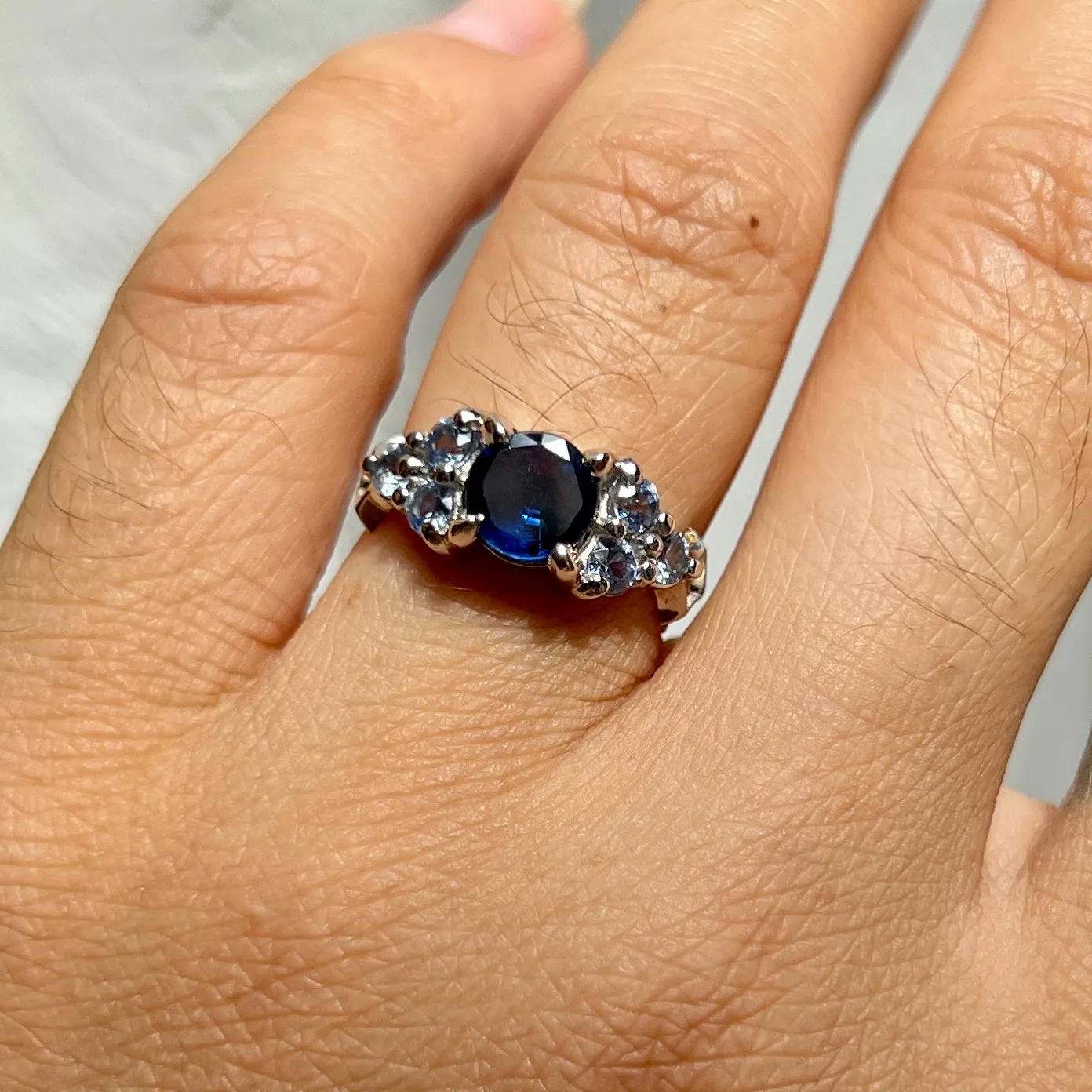 1.20ct Round Royal Blue Sapphire Nico