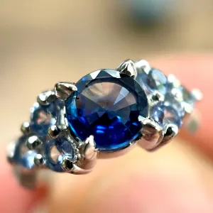 1.20ct Round Royal Blue Sapphire Nico