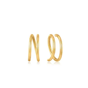 14kt Gold Twist Earrings