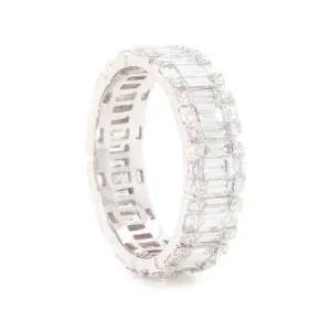 2.53ct 18k White Gold Diamond Eternity Band