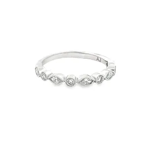 .37ct 18k White Gold Diamond Band