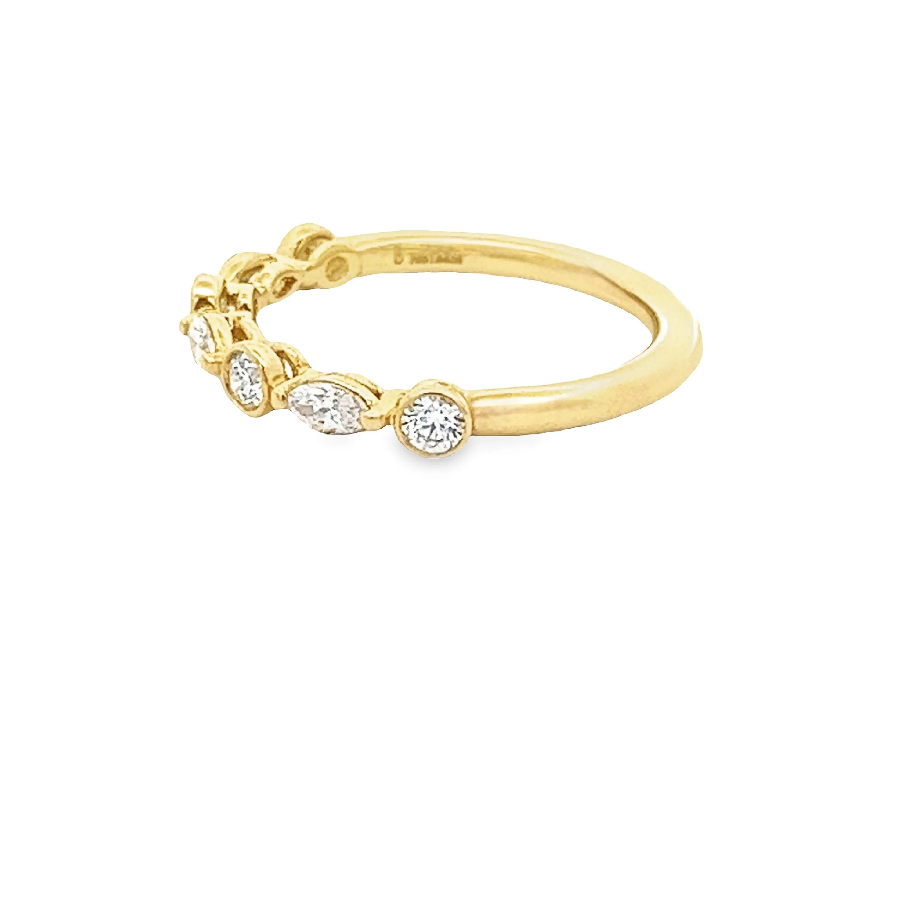 .45ct 18k Yellow Gold Diamond Band