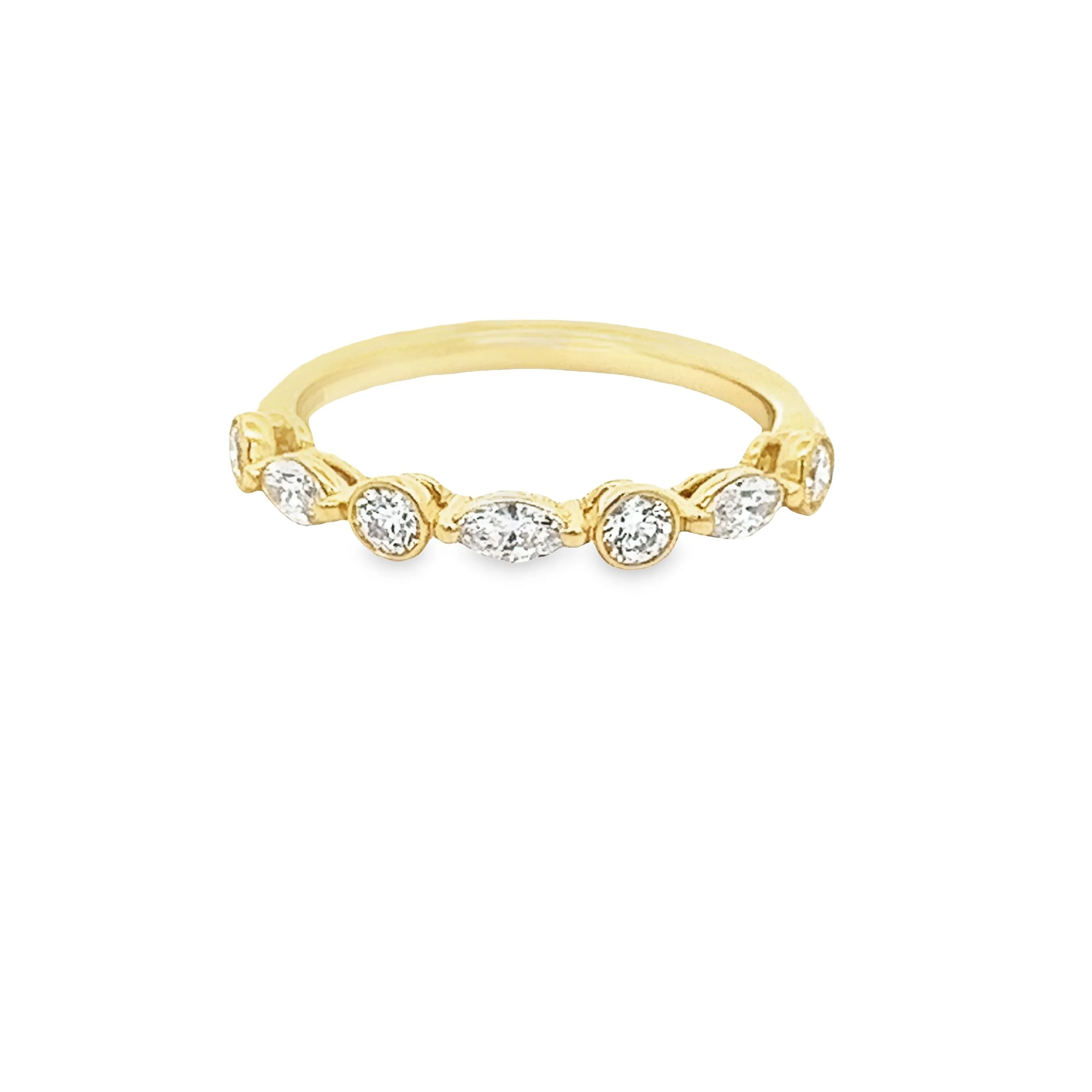 .45ct 18k Yellow Gold Diamond Band