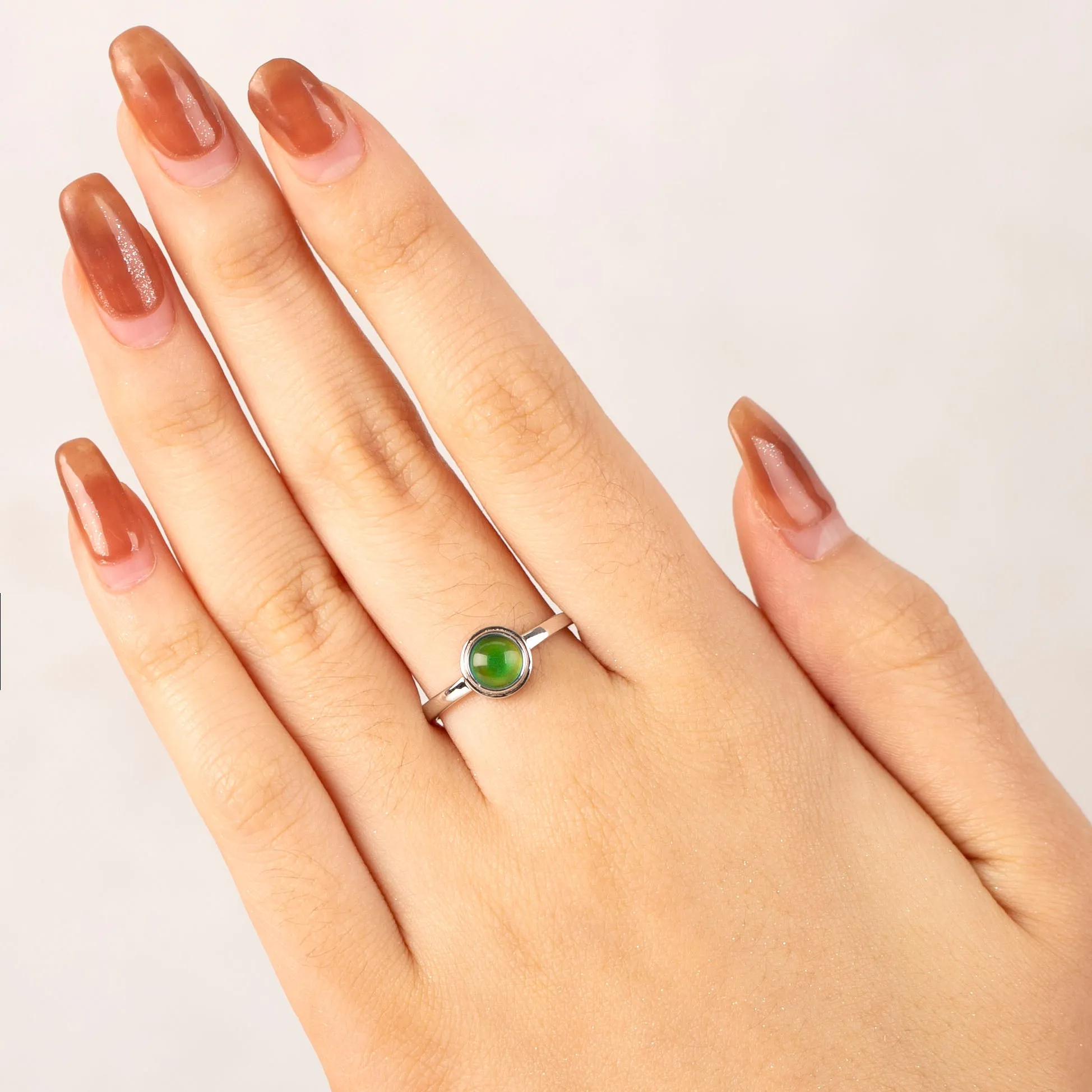 Adjustable Minimalist Mood Ring