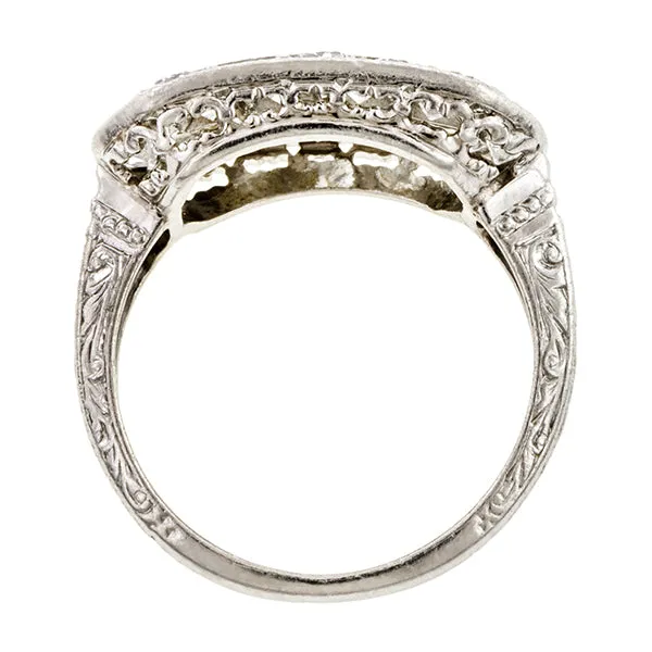 Art Deco Diamond Cluster Ring