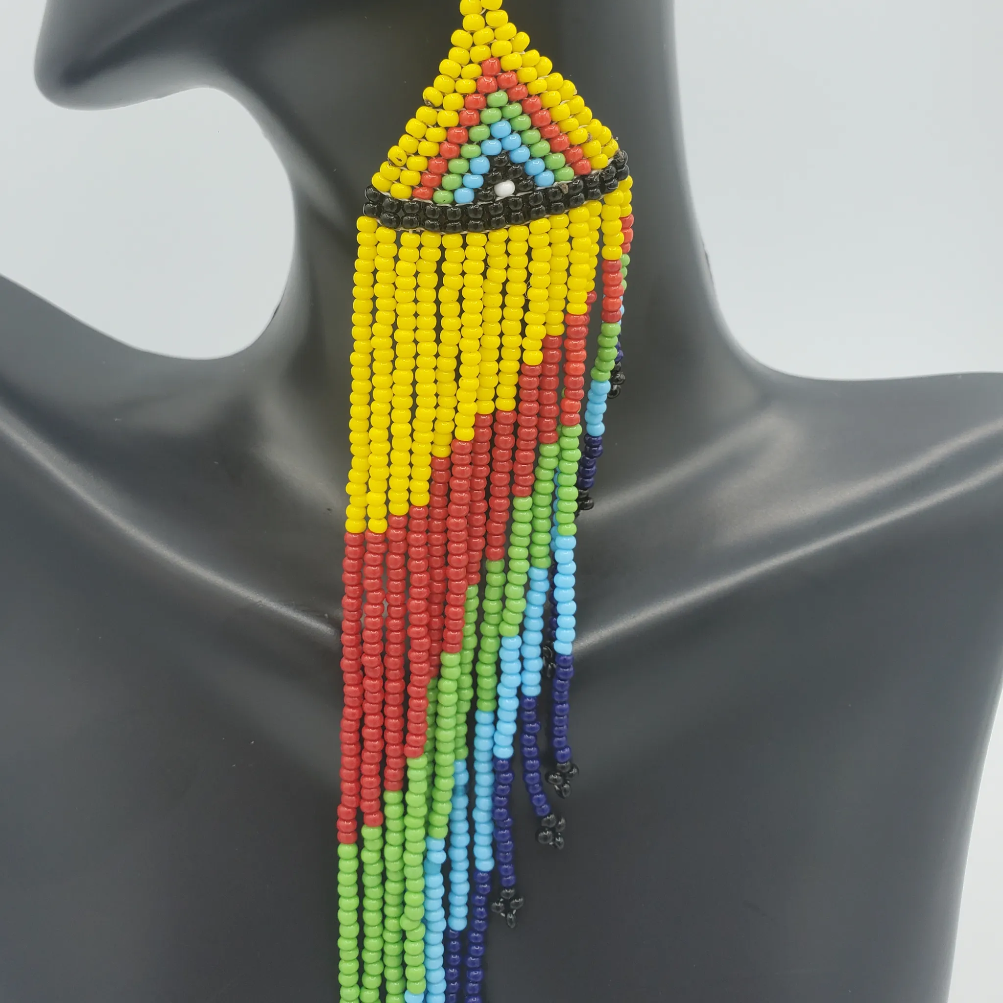 Asymmetrical Beaded Earrings