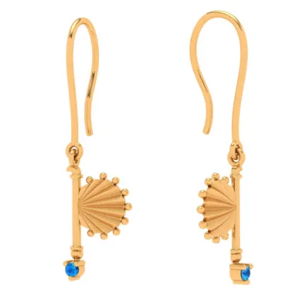 Beautiful 14k Gold Earrings Design  From Amazea Collection