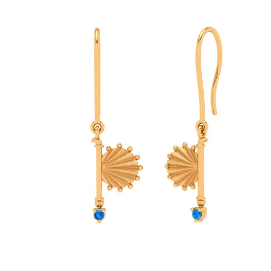 Beautiful 14k Gold Earrings Design  From Amazea Collection