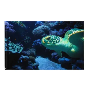 Beautiful Turtle Art Painting Flag Tapestry - Enhance Your Living Space