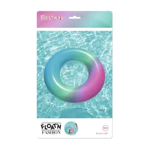 Bestway Swim Ring Rainbow 91Cm