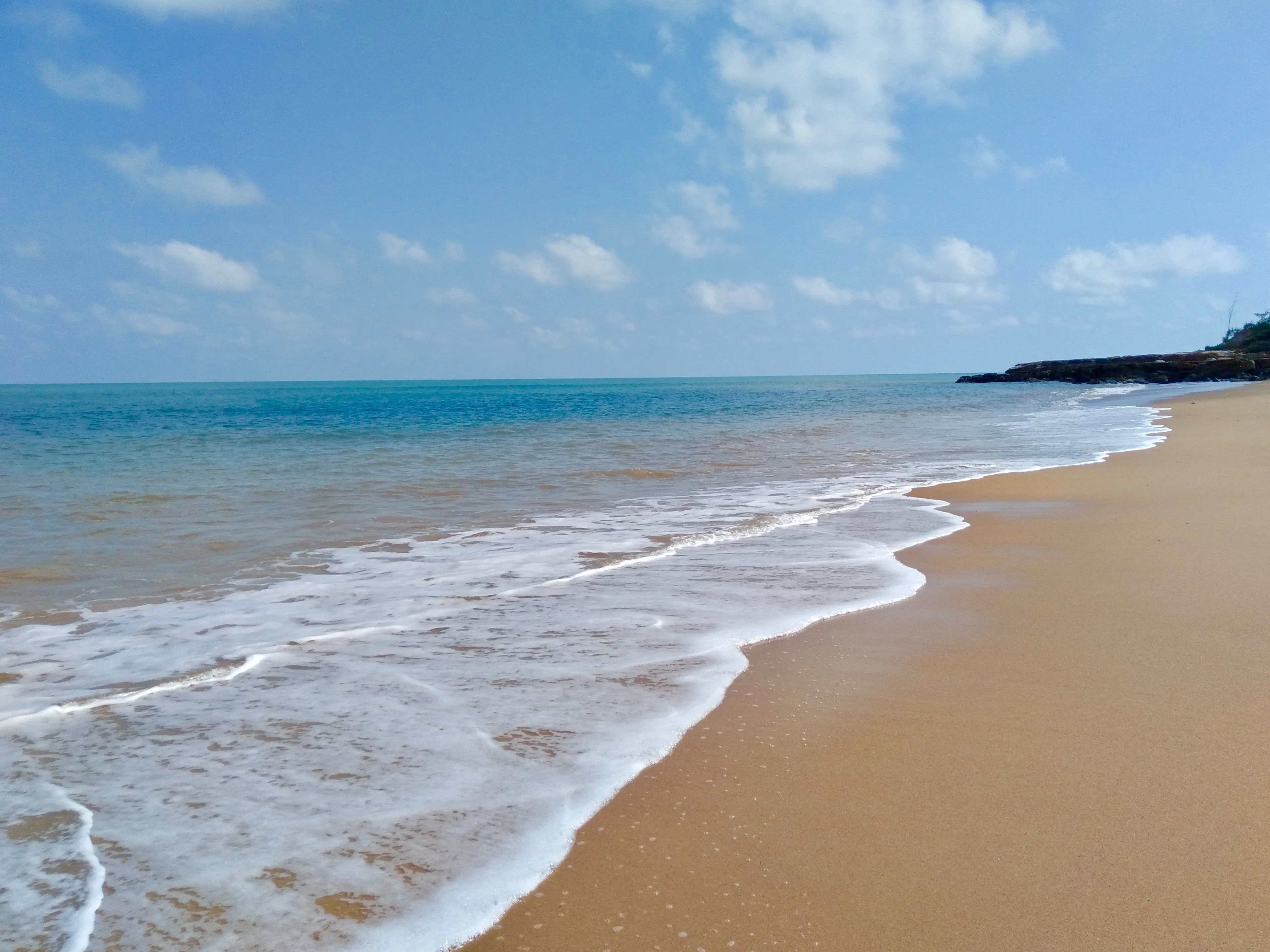 Blue Wave Beach with the Sun, necklace