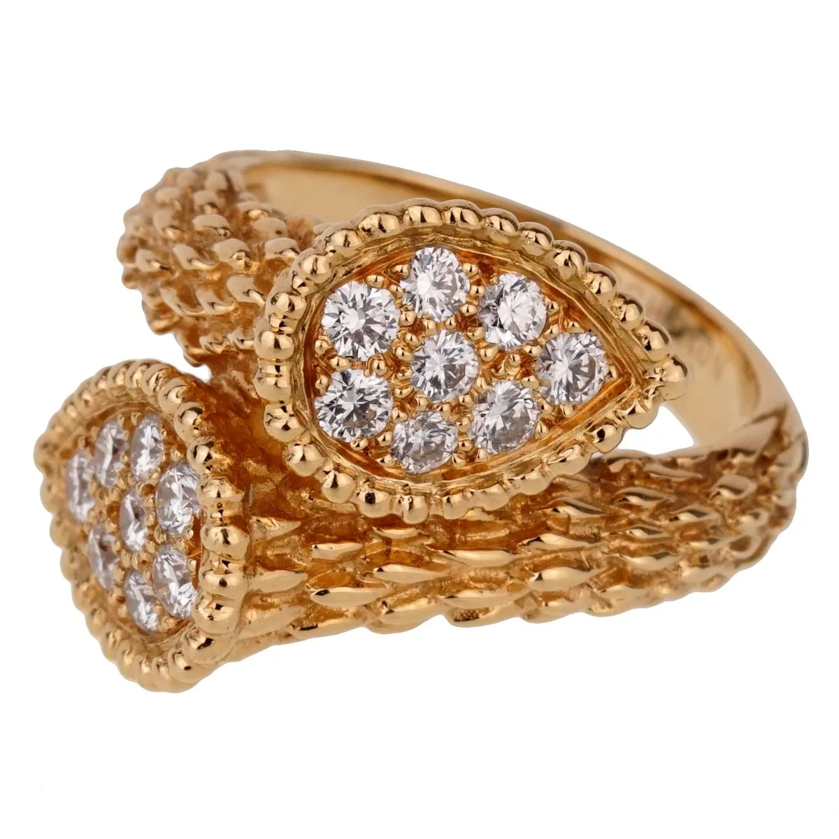 Boucheron Serpent Boheme Toi et Moi Diamond Gold Ring