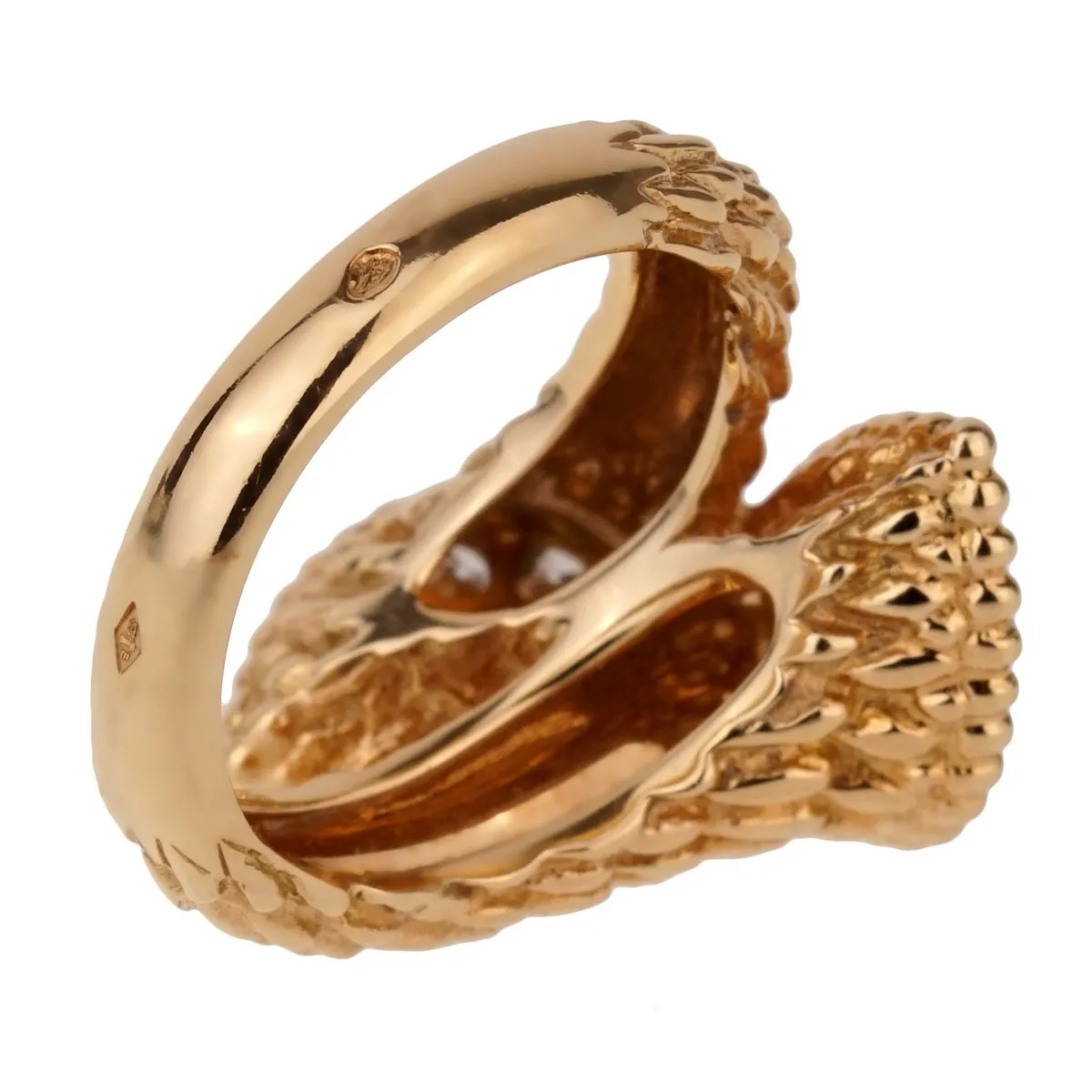 Boucheron Serpent Boheme Toi et Moi Diamond Gold Ring