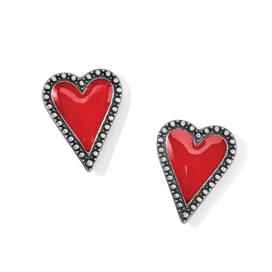 Brighton Women's Dazzling Love Post Earrings