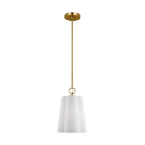 Bronte 10 in. Pendant Light Burnished Brass finish