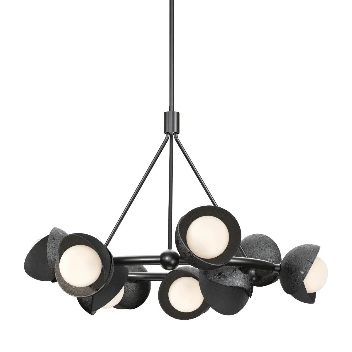 Brooklyn 32 in. 9 lights Pendant Light Ink Finish