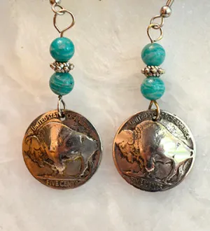 Buffalo Nickel Earrings