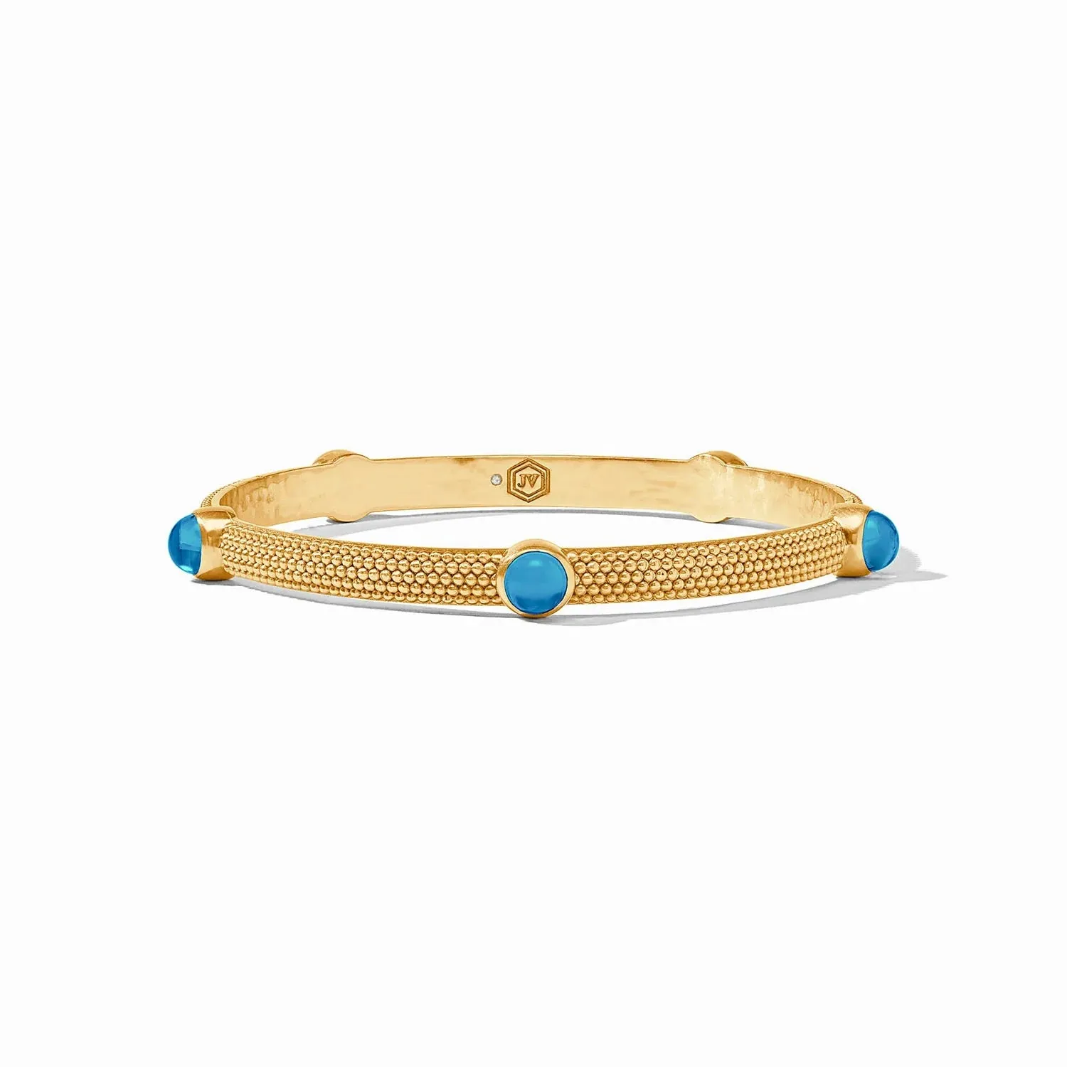 Cabochon Bangle - London blue (Medium)