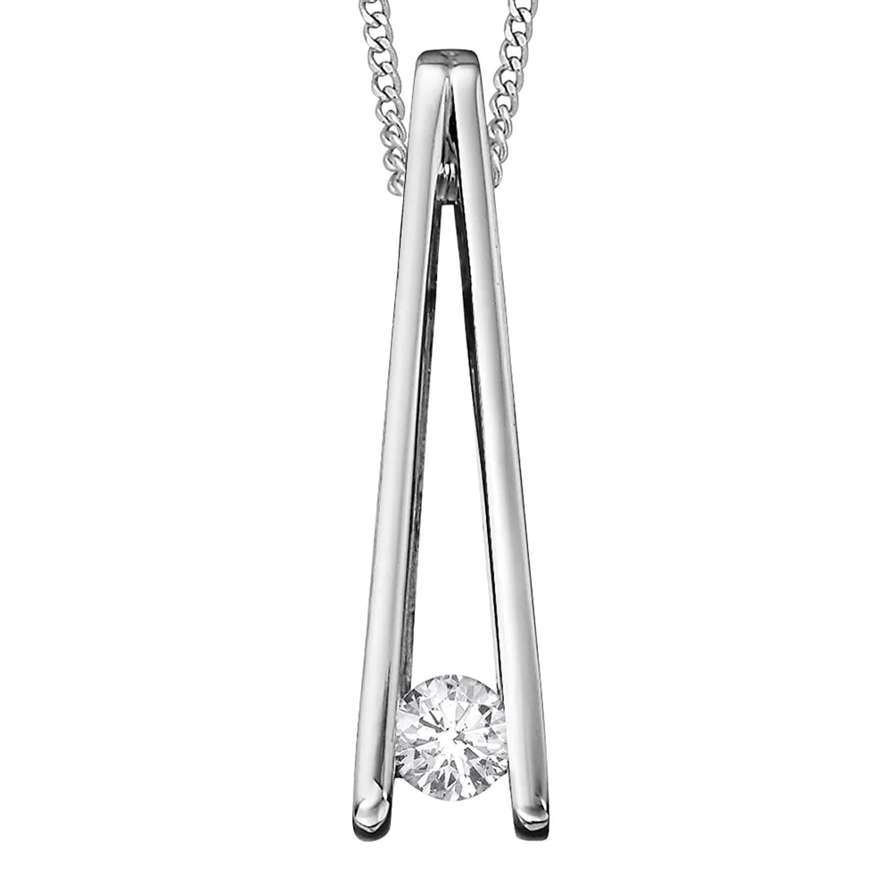 Canadian Diamond Solitaire Pendant