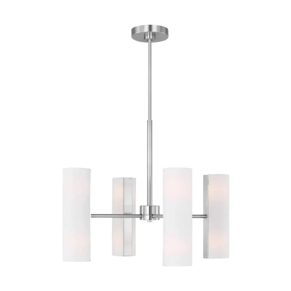 Capalino 24 in. 4 Lights Pendant light Brushed Steel finish