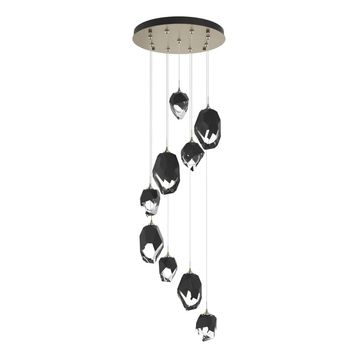 Chrysalis 9 Lights Mixed Crystal Pendant Light