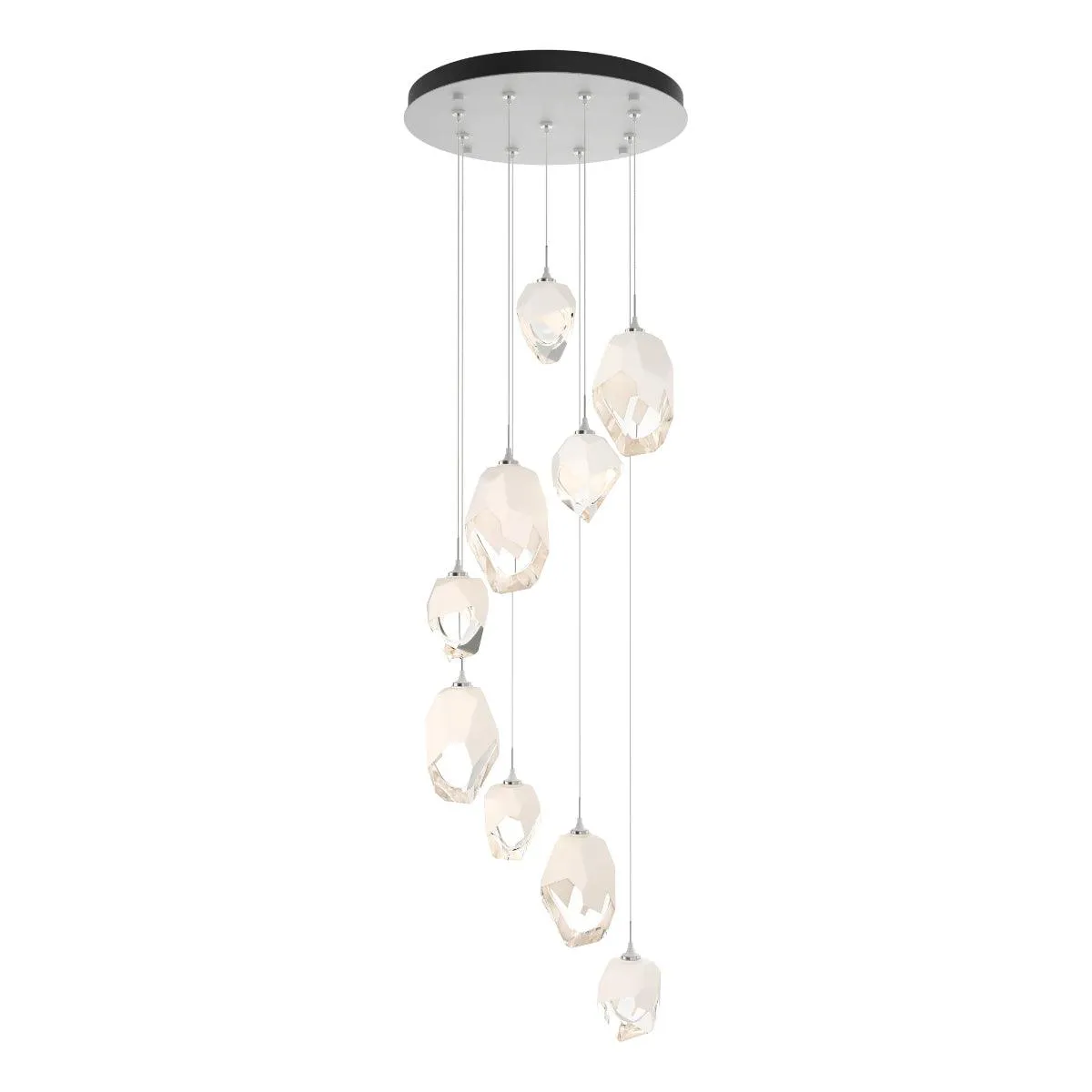 Chrysalis 9 Lights Mixed Crystal Pendant Light