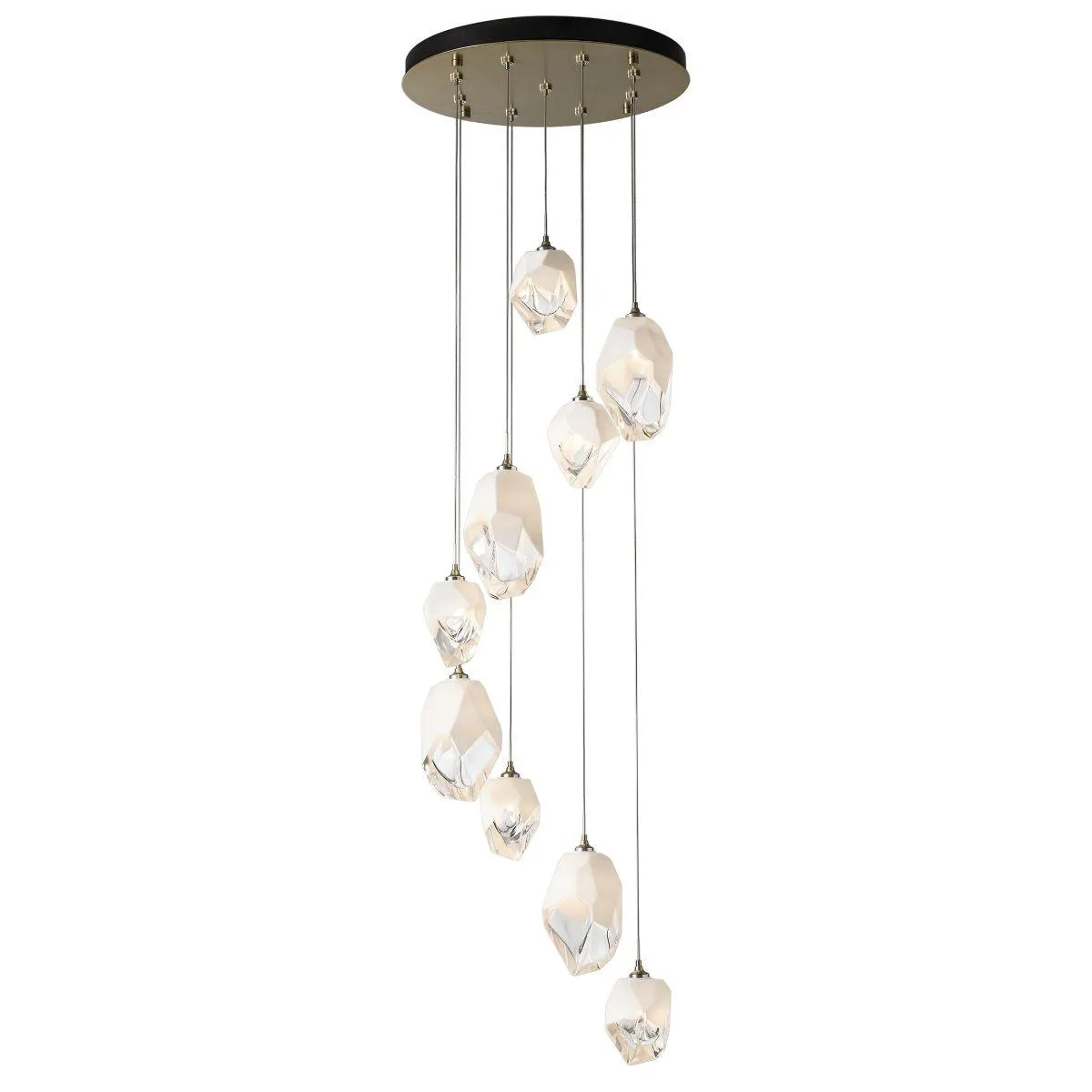 Chrysalis 9 Lights Mixed Crystal Pendant Light