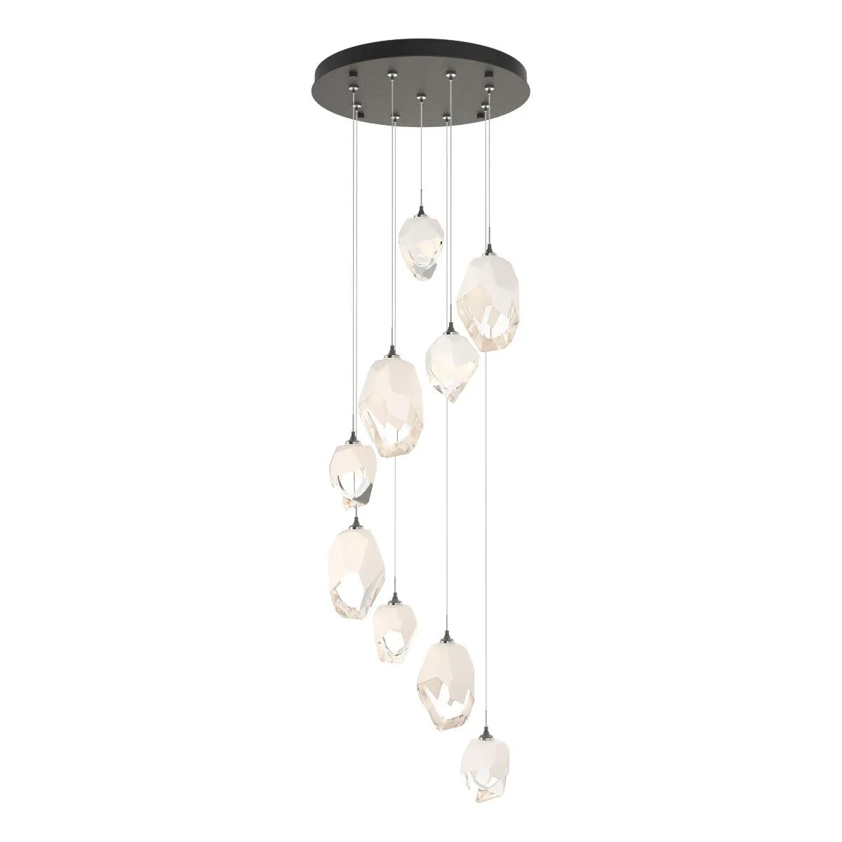 Chrysalis 9 Lights Mixed Crystal Pendant Light