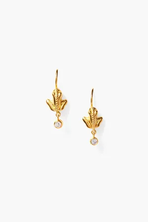 Coqui Frog Earrings Gold