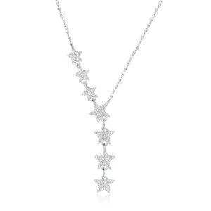 Crystal Silver/Gold/Rose Gold Star Necklaces