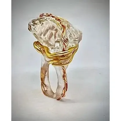 Crystal Statement Ring | Resin Ring