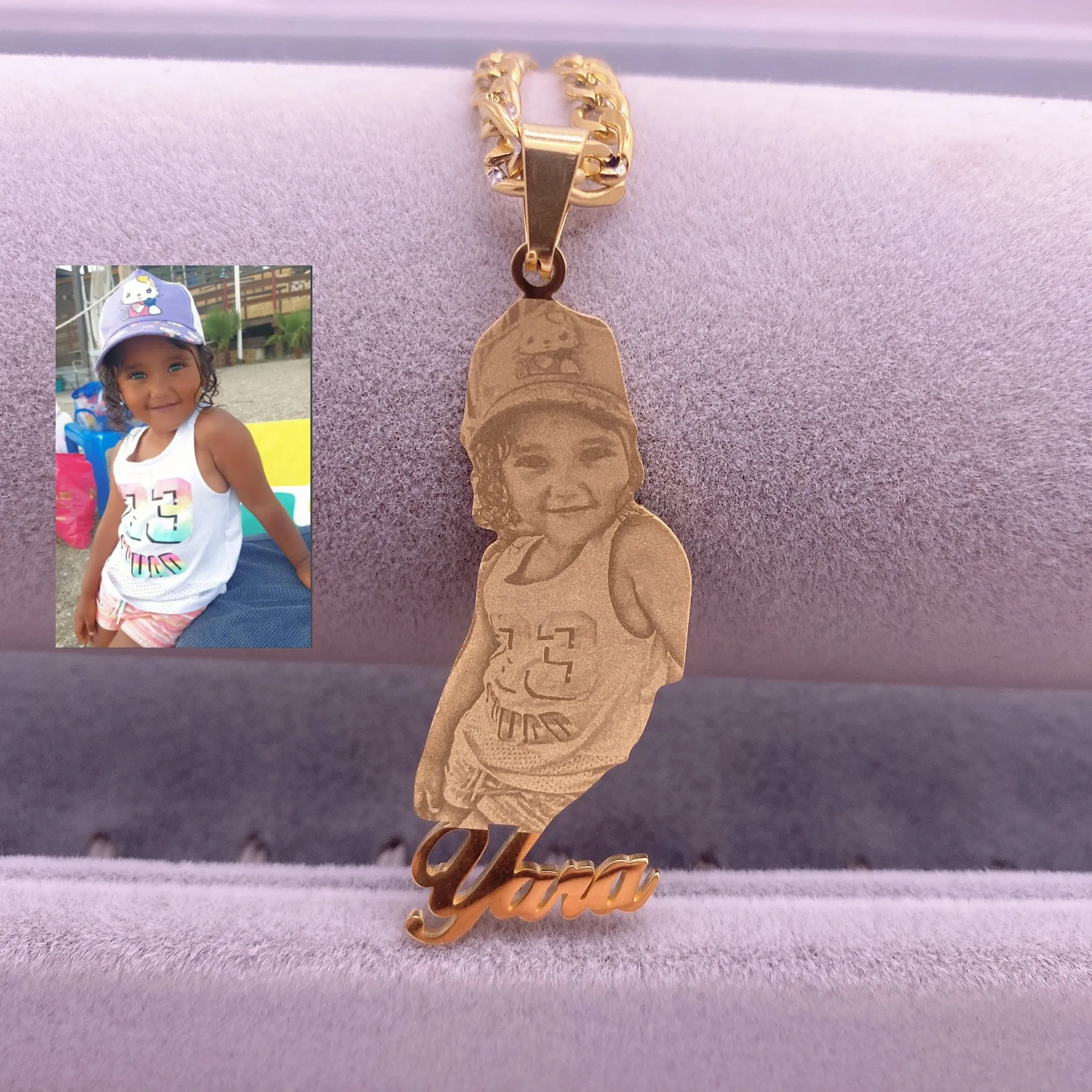 Custom Picture Necklace Custom Jewelry Pendant With Picture Chain Necklace Jewelry