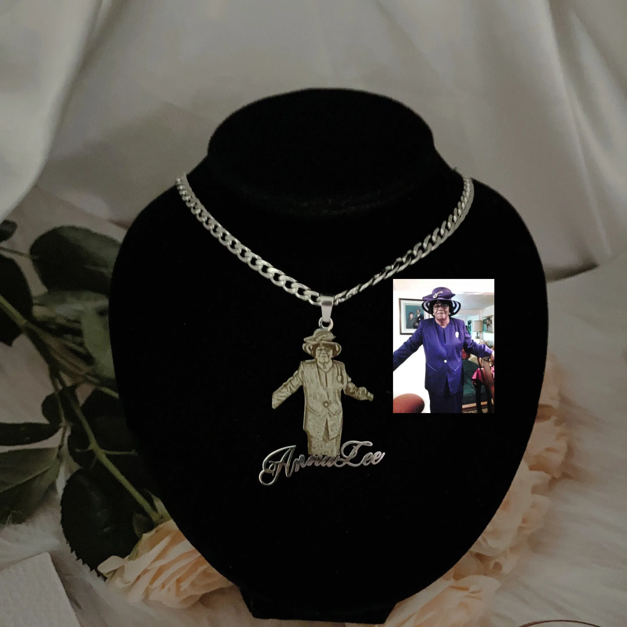 Custom Picture Necklace Custom Jewelry Pendant With Picture Chain Necklace Jewelry