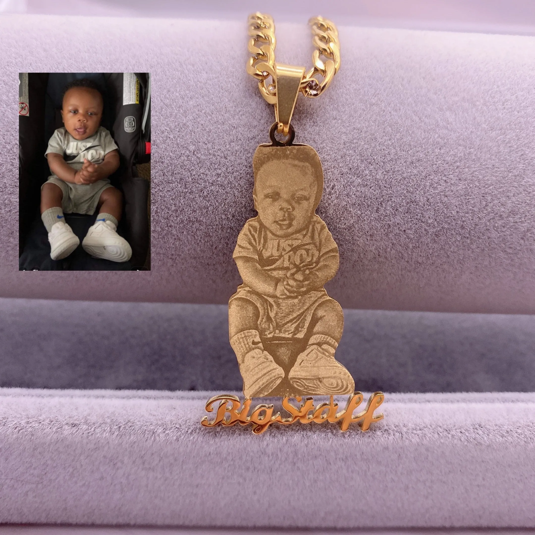 Custom Picture Necklace Custom Jewelry Pendant With Picture Chain Necklace Jewelry