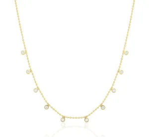 Dancing Diamond Station Necklace