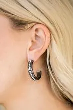 Earrings 5th Avenue Fashionista - Black E2049