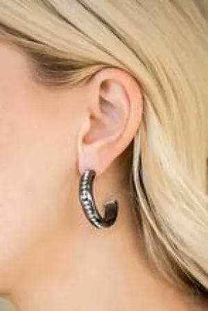 Earrings 5th Avenue Fashionista - Black E2049