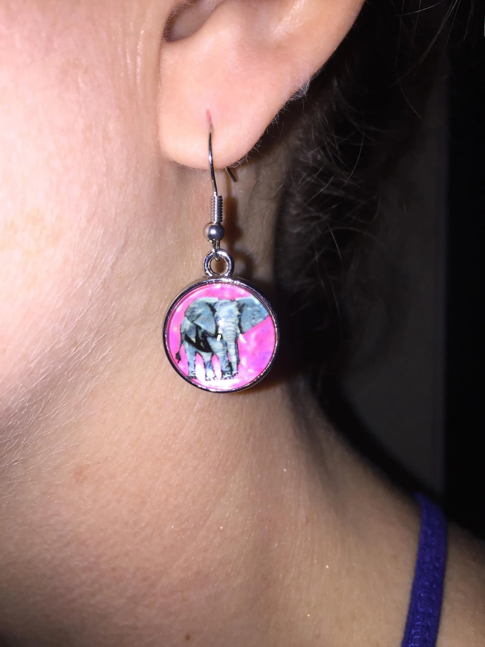 Elephant Earrings - Kelly