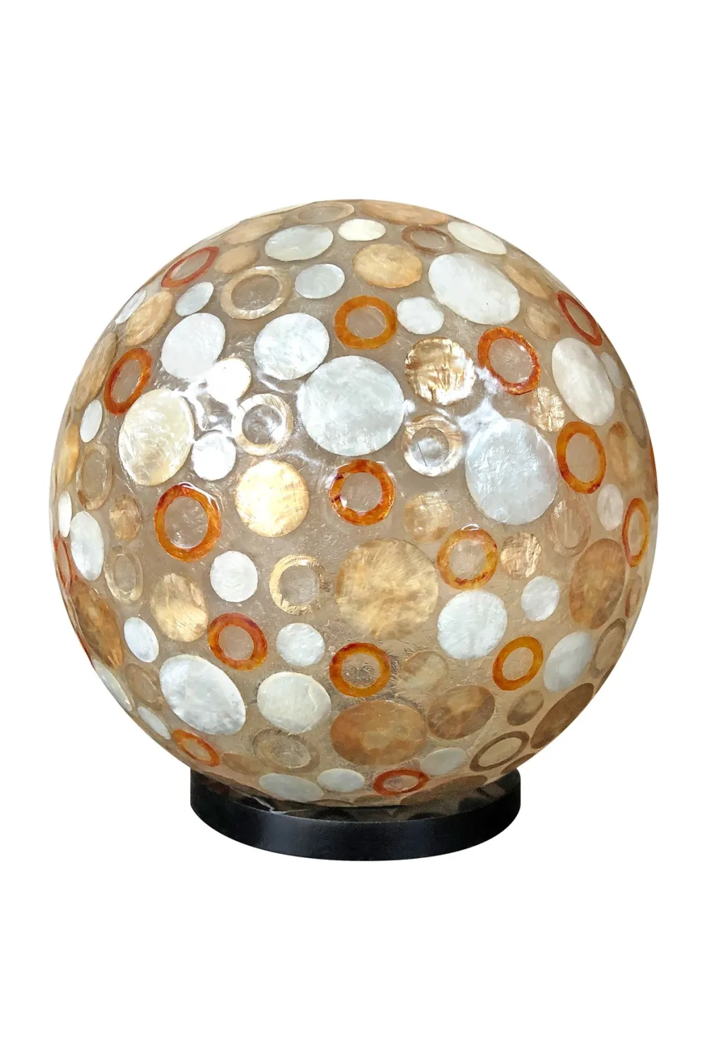 Globe Resin Table Lamp | Versmissen Star and Ring