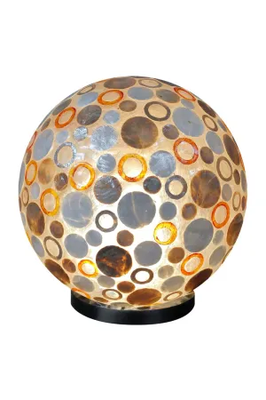 Globe Resin Table Lamp | Versmissen Star and Ring