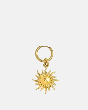 Golden Sunburst Earring