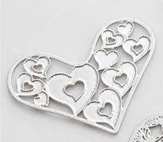 Hearts Cut Out Plate for Heart Charm Locket Necklaces ~ Choose Your Theme!