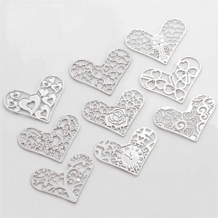 Hearts Cut Out Plate for Heart Charm Locket Necklaces ~ Choose Your Theme!