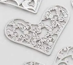 Hearts Cut Out Plate for Heart Charm Locket Necklaces ~ Choose Your Theme!