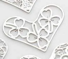 Hearts Cut Out Plate for Heart Charm Locket Necklaces ~ Choose Your Theme!