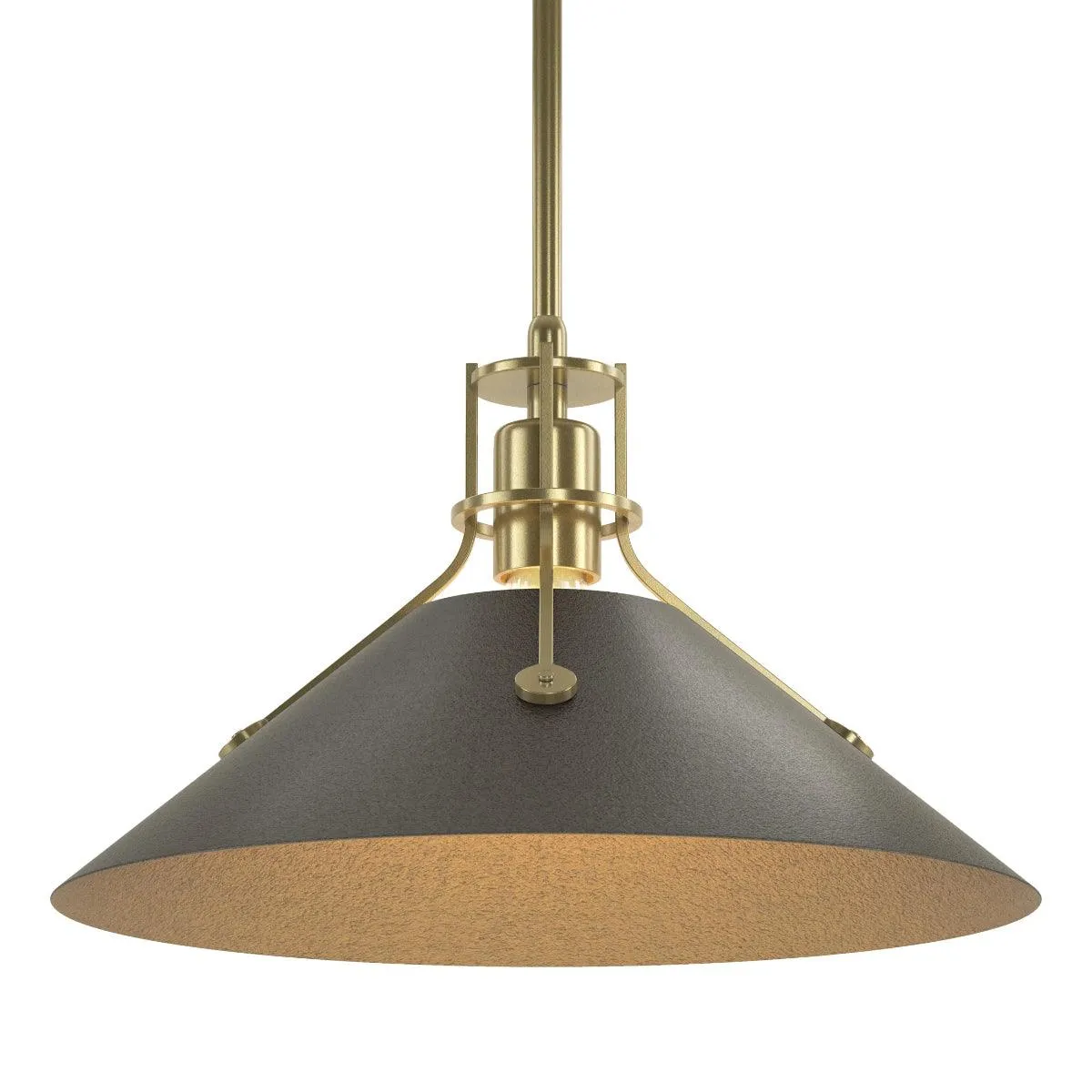 Henry 14 in. Pendant Light Modern Brass finish