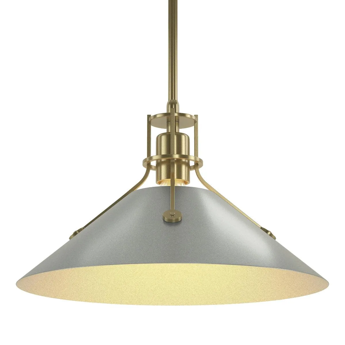 Henry 14 in. Pendant Light Modern Brass finish