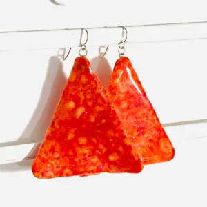 Hot Tortilla Chip Earrings