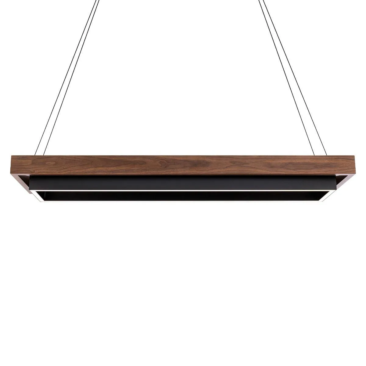 Huster 54 in. LED Pendant Light Black finish