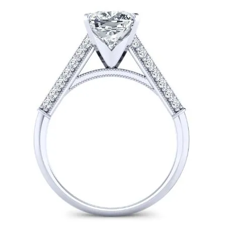 Iberis - Cushion Moissanite Engagement Ring